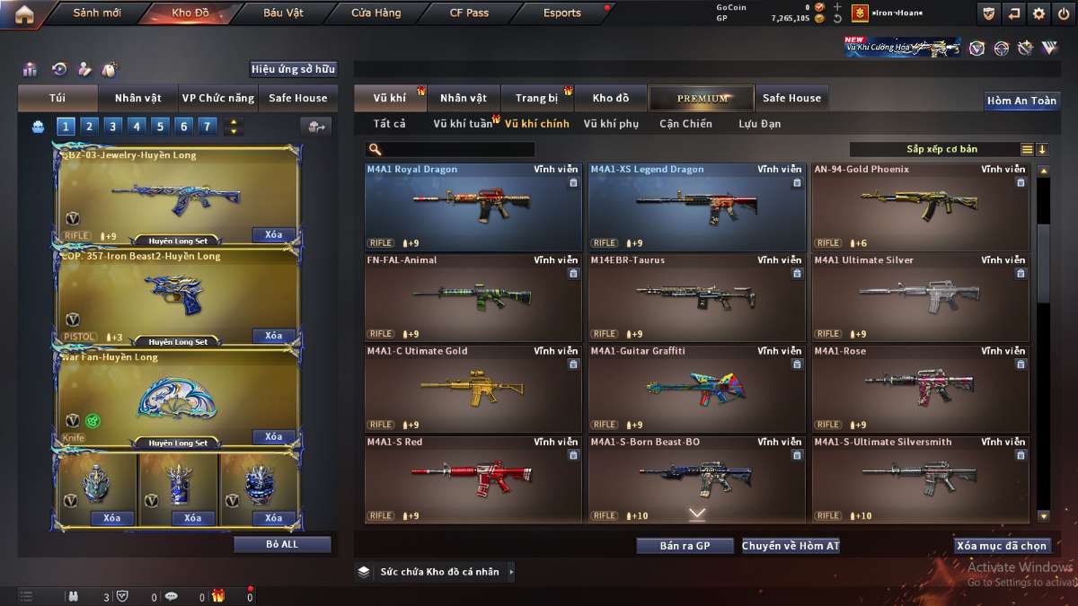 shop acc cf uy tin gia re